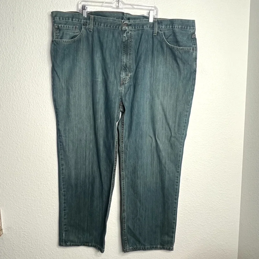 Vintage Levi's Jeans Mens 50x30 Blue Denim Cotton High Rise Straight Leg Outdoor